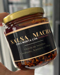 Salsa Macha de Arandano con Chile morita
