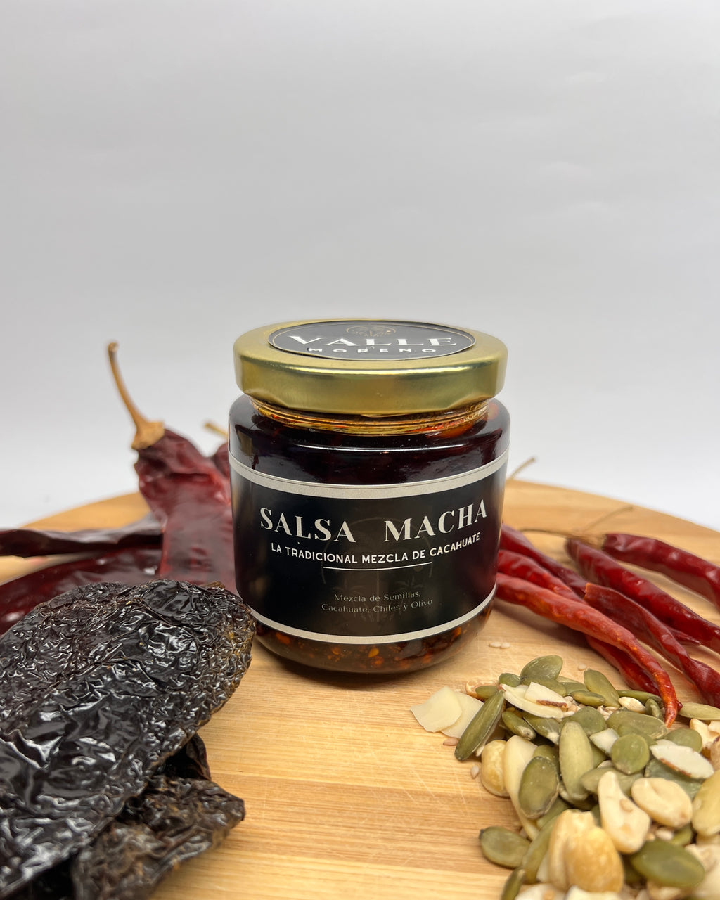 Salsa macha de Cacahuate tradicional